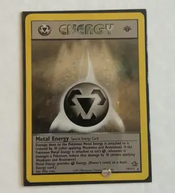 Metal Energy - Holo - 1st Edition. Neo Genesis. 19/111. Pokemon Card. NM - Image 1