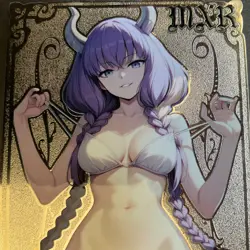 Goddess Story Gold METAL Card Double Sidded Serial Number #087/100! Anime Girl - Image 4