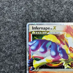 Infernape LV X DP10 Pokemon Card Diamond & Pearl Black Star Promo Holo - Image 2