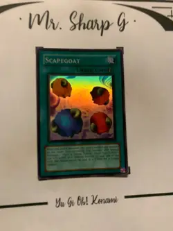 SCAPEGOAT - SDJ-041 ENGLISH YU-Gi-OH! CARD SUPER RARE HOLO KONAMI STARTER 2004 - Image 2