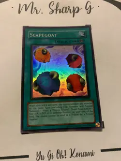 SCAPEGOAT - SDJ-041 ENGLISH YU-Gi-OH! CARD SUPER RARE HOLO KONAMI STARTER 2004 - Image 4