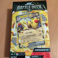Ampharos ex Battle Deck Pokemon TCG (Ready-to-Play 60-Card Deck) - Image 1