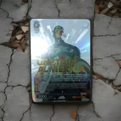 GOLD STAMP Weiss Schwarz Marvel vol2 Captain America Card MAR/S113-093SP SP FOIL - Image 3