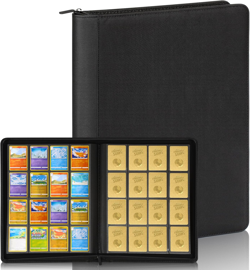 Card Binder, 1024 Pockets Trading Card Binder with Sleeves Card Organizer, 16 Po - Image 1
