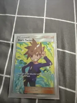 Pokemon Trainer Card Blue's Tactics Holofoil Promo - Image 1