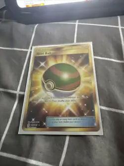 Pokemon Nest Ball Trainer Card Reverse Holo Sun & Moon 123/149 - Image 1