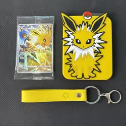 Jolteon CSGC-005 Promo + Card Holder Keychain Pokemon S-Chinese Eevee Gift Box - Image 1