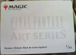 MTG Final Fantasy Yiazmat, Ultimate Mark Final Fantasy Art Series 7/53 - Image 2