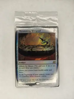 thrumming hivepool prerelease promo foil mtg edge of eternities - Image 1