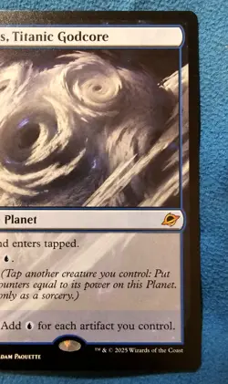 MTG Edge Of Eternities Uthos, Titanic Godcore 260 Land Mythic Regular NM/M - Image 3