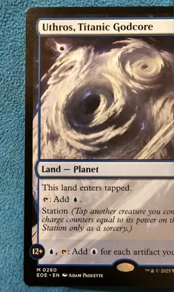 MTG Edge Of Eternities Uthos, Titanic Godcore 260 Land Mythic Regular NM/M - Image 4