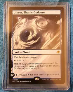 MTG Edge Of Eternities Uthos, Titanic Godcore 260 Land Mythic Regular NM/M - Image 5