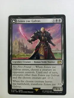 NM Zenos yae Galvus (MTG Final Fantasy, Black Rare) Mint Pack Fresh - Image 1