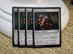 Copper Carapace x4 Modern Masters 2 2015 NM MTG - Image 2