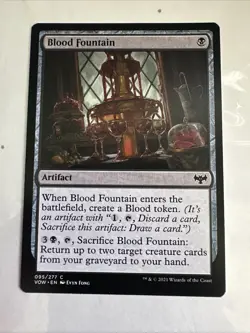 Blood Fountain - MTG Innistrad: Crimson Vow - NM - Image 1