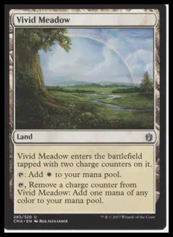 MTG Commander Anthology #283 Vivid Meadow Lightly played tcg - Image 1