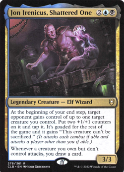 Jon Irenicus, Shattered One 278/361 Rare Foil Baldur's Gate MTG Near Mint - Image 1