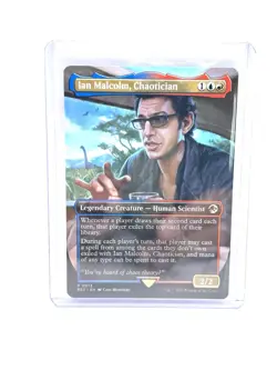 Ian Malcolm, Chaotician Rare Jurassic World (Rex) MTG - Image 1