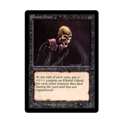 WOTC MtG Arabian Nights Khabal Ghoul (U3) EX - Image 1