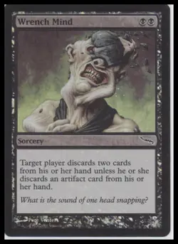 MTG Mirrodin #84 Wrench Mind Foil Lightly played TCG - Image 1