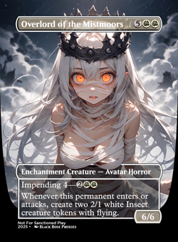 Overlord of the Mistmoors - MTG Anime Custom - Playtest - Image 1