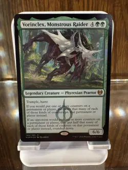 Vorinclex, Monstrous Raider #199 (Foil) (NM) Kaldheim KHM Magic MTG - Image 1
