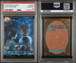 Stay with Me (Rhystic Study) 0031 PSA 10 GEM MINT (MTG Final Fantasy 2025) - Image 3