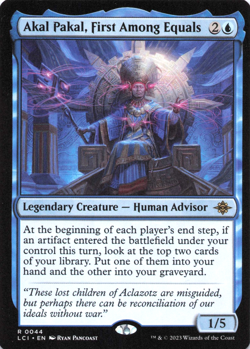 MtG Akal Pakal First Among Equals Lost Caverns Of Ixalan Rare Cards x1 - Image 1