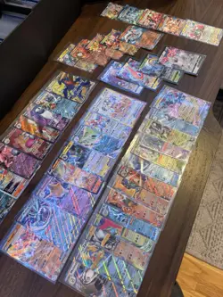 Pokemon Card Binder Collection Lot Gyarados ex, Garchomp ex, V And Ex + More - Image 1