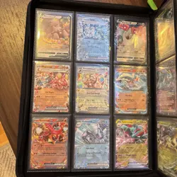 Pokemon Card Binder Collection Lot Gyarados ex, Garchomp ex, V And Ex + More - Image 5