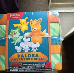 Pokemon TCG: Paldea Adventure Chest Factory Sealed Shipped Fast - Image 2