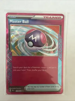 Master Ball 153/162 Temporal Forces Pokemon - Image 1