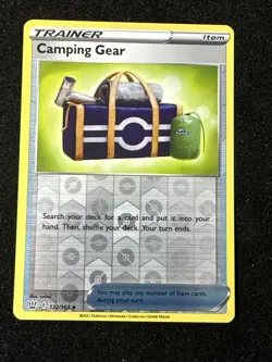 Pokemon - Camping Gear - 122/163 - Reverse Holo - Battle Styles NM - Image 1