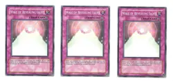3x Yugioh Wall Of Revealing Light DR2-EN162 Common Unlimited Edition Cards - Image 1