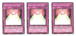 3x Yugioh Wall Of Revealing Light DR2-EN162 Common Unlimited Edition Cards - Image 1