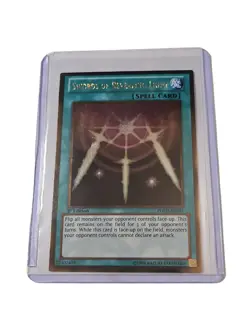 🔥) Swords of Revealing Light - PGLD-EN057 - Gold Rare - 1st Edition YuGiOh🔥 - Image 1