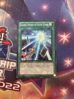 (YBL) Yugioh LTGY-EN066 Sacred Sword of Seven Stars Super Rare 1st VLP - Image 1