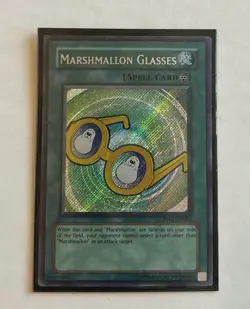 Marshmallon Glasses PP01-EN004 Unlimited Edition Secret Rare LP Yugioh - Image 1