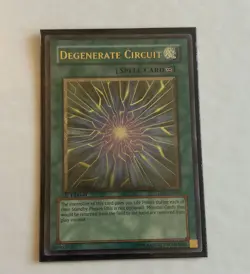 Yugioh 1x Degenerate Circuit Ultimate Rare CDIP-EN047 Cyberdark Impact LP-NM - Image 1