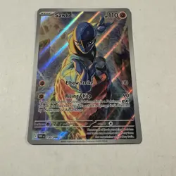 Pokemon TCG Sawk 130/086 Scarlet & Violet SV White Flare English NM - Image 1