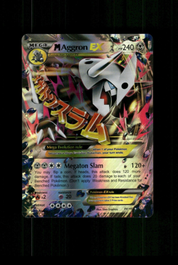 Unofficial Custom Holo Aggron EX Card Aggron Card READ DESCRIPTION BELOW - Image 1