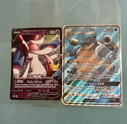 Lot Of 9 Jumbo Pokemon Cards Pikachu Lycanroc Blastoise Miraidon Ex Gx V. - Image 2