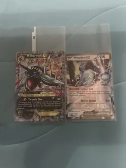 Lot Of 9 Jumbo Pokemon Cards Pikachu Lycanroc Blastoise Miraidon Ex Gx V. - Image 4