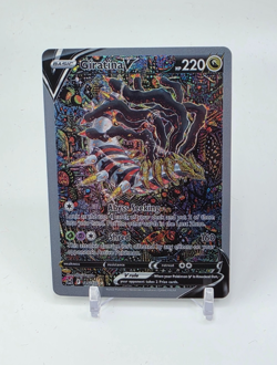 Unofficial Custom SPARKLING HOLO Giratina V Giratina Card READ DESCRIPTION BELOW - Image 1