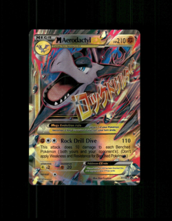 Unofficial Custom Holo Aerodactyl EX Card Card READ DESCRIPTION BELOW - Image 1