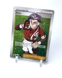 Unofficial Custom SPARKLING HOLO Kabu Trainer Card READ DESCRIPTION BELOW - Image 1