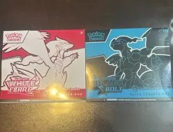 Pokemon TCG Black Bolt & White Flare Pokemon Center Exclusive ETB Set - IN HAND! - Image 2