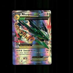 Unofficial Custom Holo Rayquaza EX Card Rayquaza Card READ DESCRIPTION BELOW - Image 1