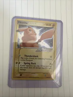 Pokemon TCG EX Holon Phantoms Pikachu Gold Star Card 104/110 Never Played - Image 1