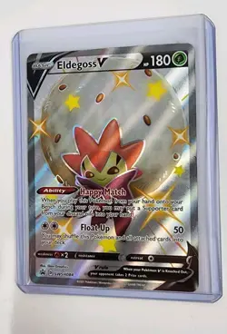 Eldegoss V SWSH084 2021 Pokemon Black Star Promo Card Full Art NM - Image 1
